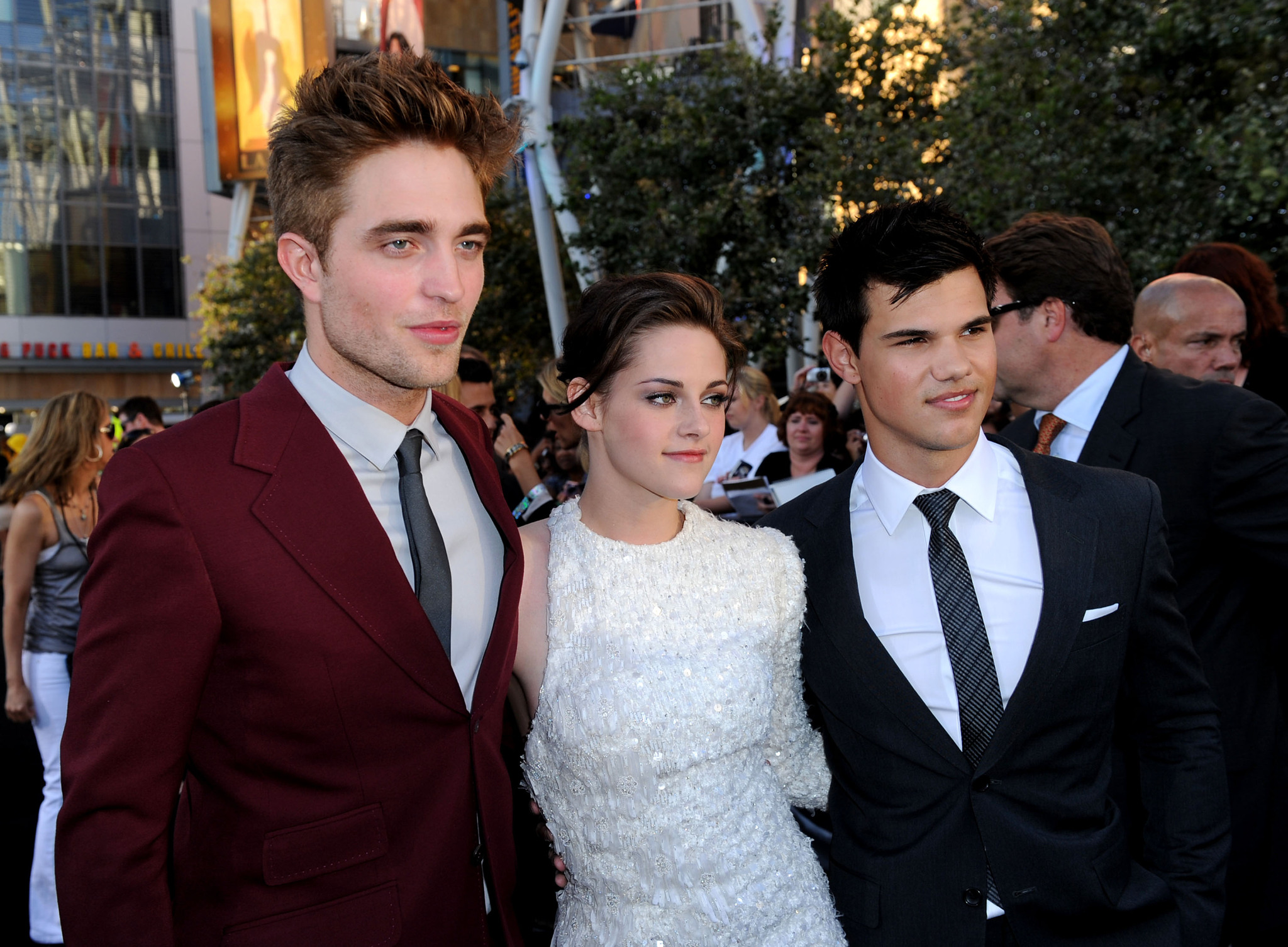 Kristen Stewart, Taylor Lautner and Robert Pattinson at event of The Twilight Saga: Eclipse (2010)