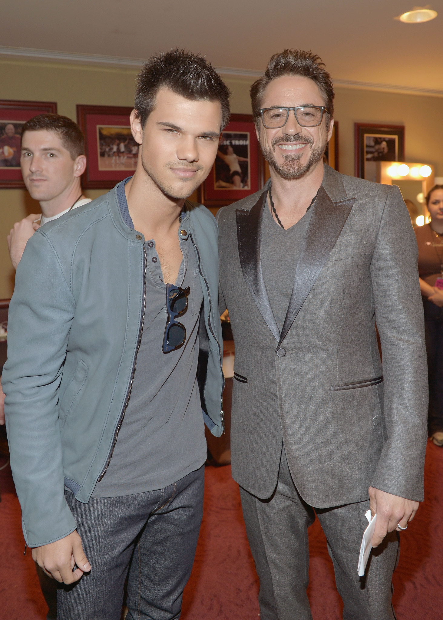 Robert Downey Jr. and Taylor Lautner