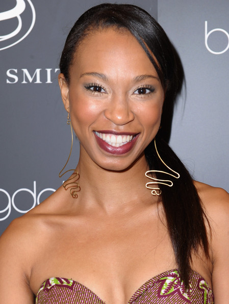 Nondumiso Tembe pictured at Simone I. Smith's new jewellery collection launch, Bloomingdale's, LA, May 2011