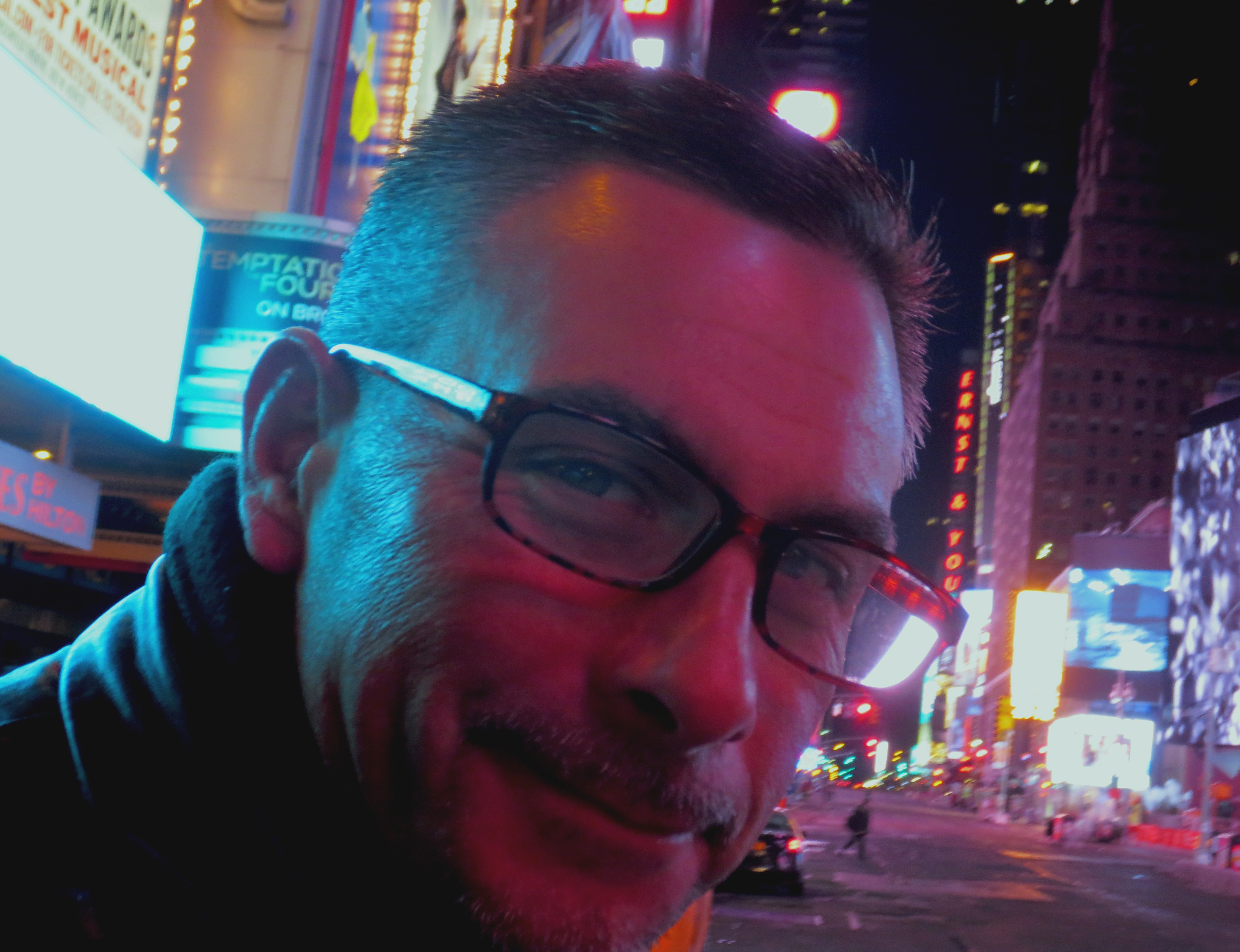 A picture of Rich Macdowall in New York City. (2015)