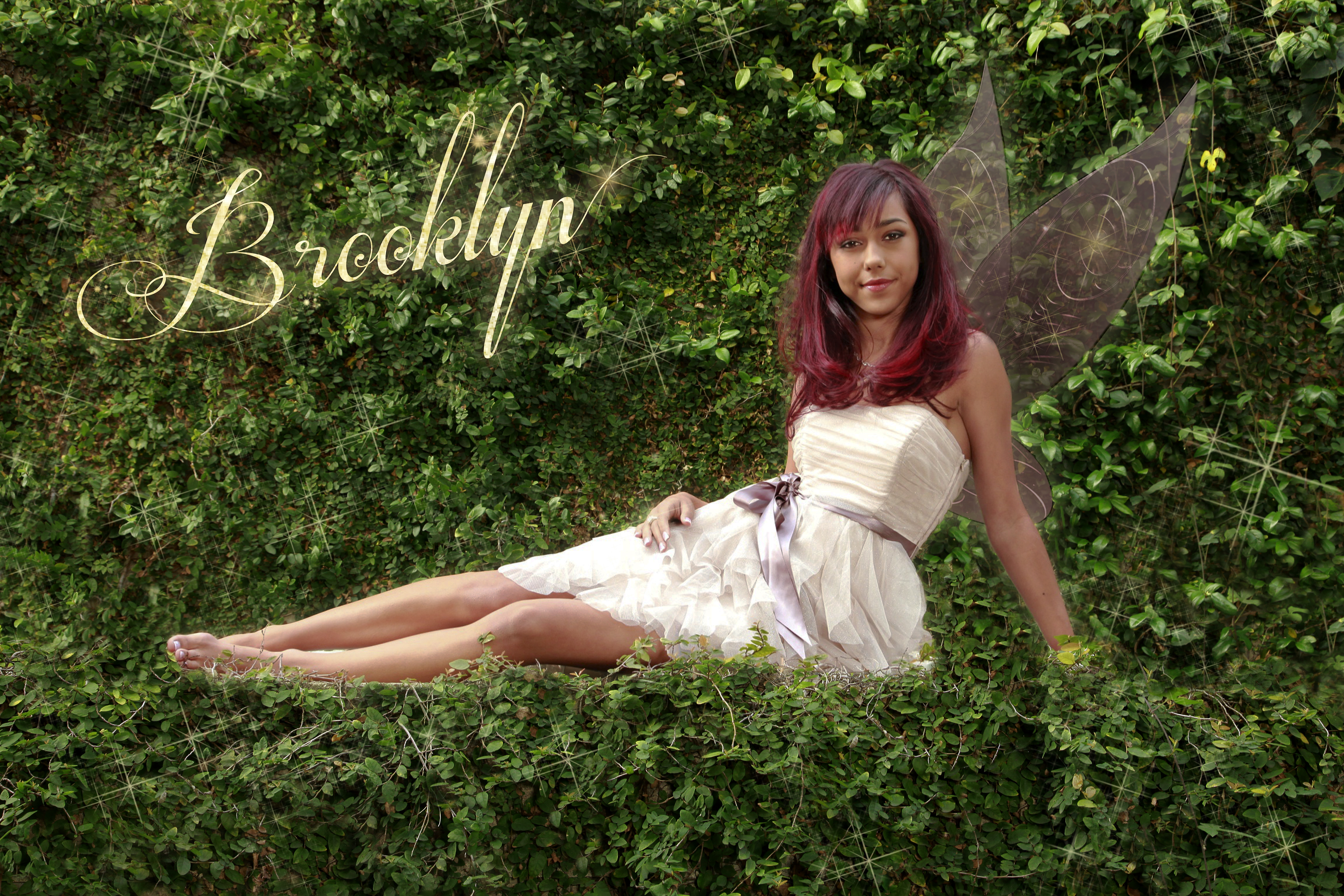 BROOKLYN HALEY, Fairy Poster Shoot. Carlos Rios Photographer, Kimberly Webb poster Design.
