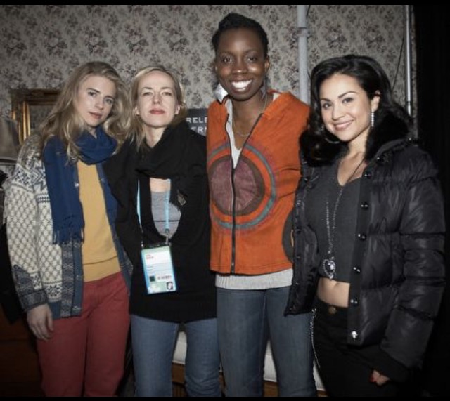 Getting ready to go up on a panel for Breakthrough actresses at Sundance 2011 with Adepero Oduye and Brit Marling