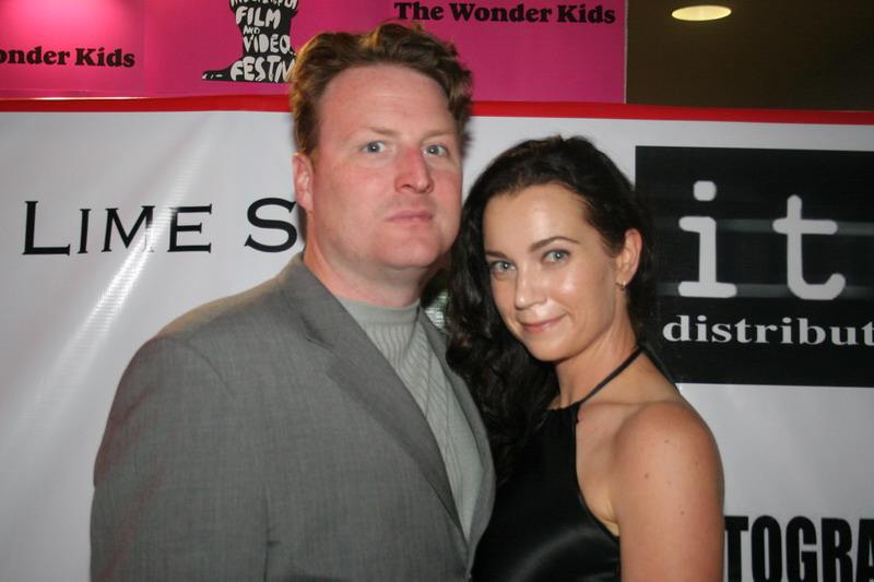 Thaddeus Schneider and April Devereaux at The Laemle Theater Los Angeles: Screening of 