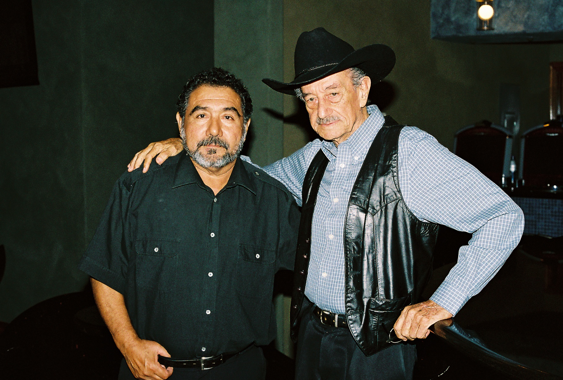 Rigoberto Ordaz(left) and Mario Almada in the film 