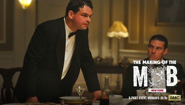 Umberto Celisano as Al Capone on AMC's Making of the Mob: New York