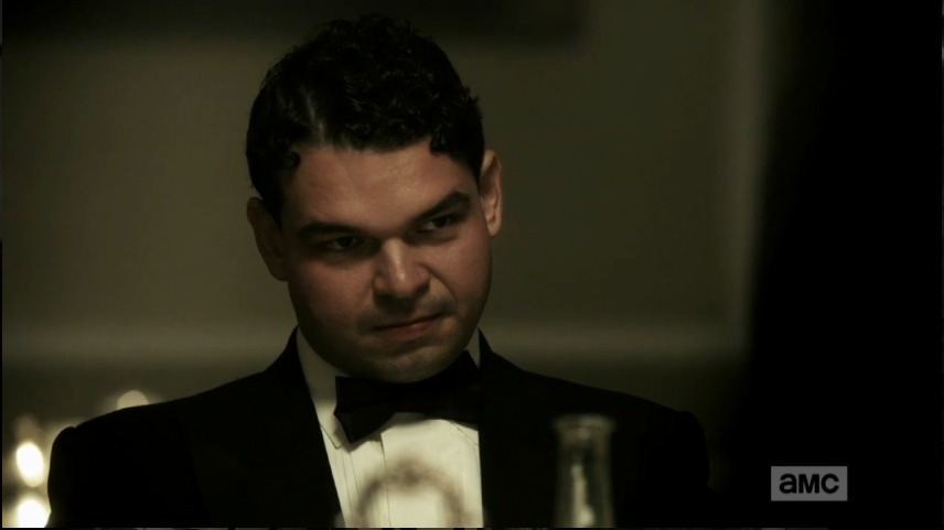 Umberto Celisano as Al Capone on AMC's Making of the Mob New York