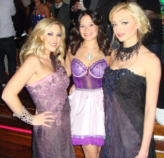 New Years Eve at Playboy Mansion Party with Alexandra Forsythe and Romi Dames