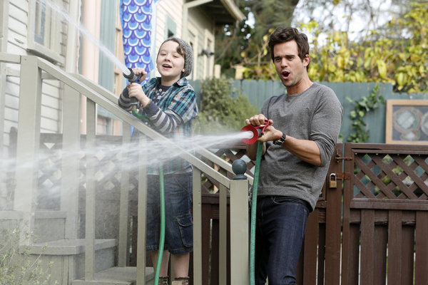 Still of David Walton and Benjamin Stockham in About a Boy (2014)