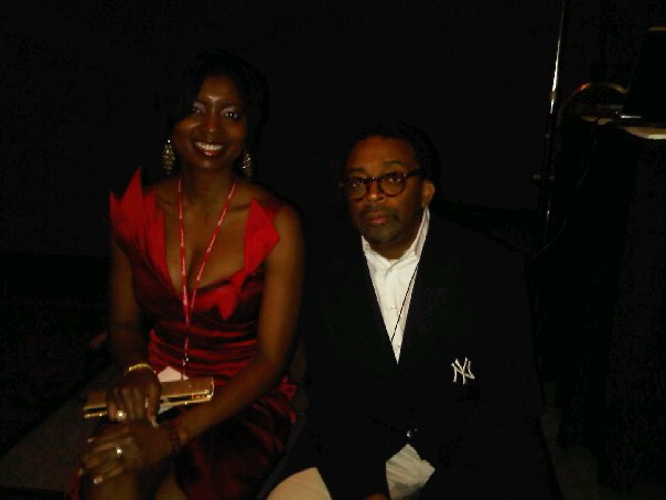 Nene Nwoko & Spike Lee @ San Diego Black Film Festival.