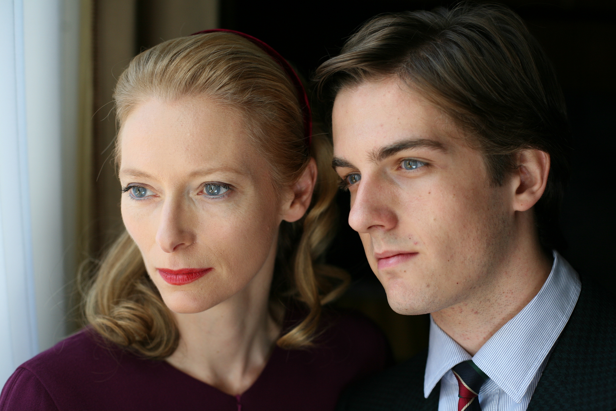 Still of Tilda Swinton and Mattia Zaccaro in Io sono l'amore (2009)