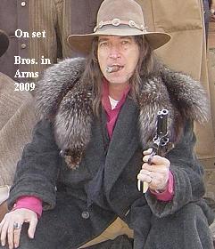 Rick on set Bros. in Arms, 2009 as Gunfighter.See more at:http://www.facebook.com/TheGroatFamilyWildWestShow