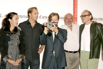 William H. Macy, Stuart Gordon, Chris Hanley, Marcus Thomas and Molly Hassell at event of Edmond (2005)