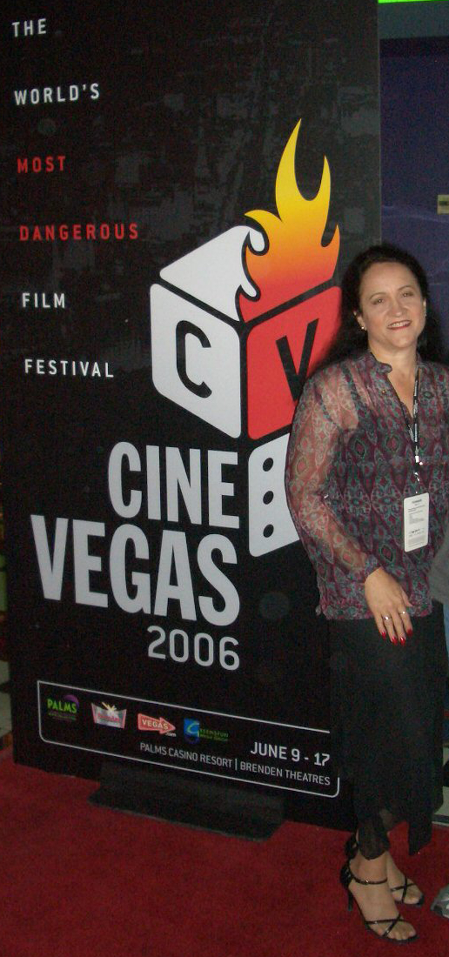 on the red carpet at CineVegas 2006