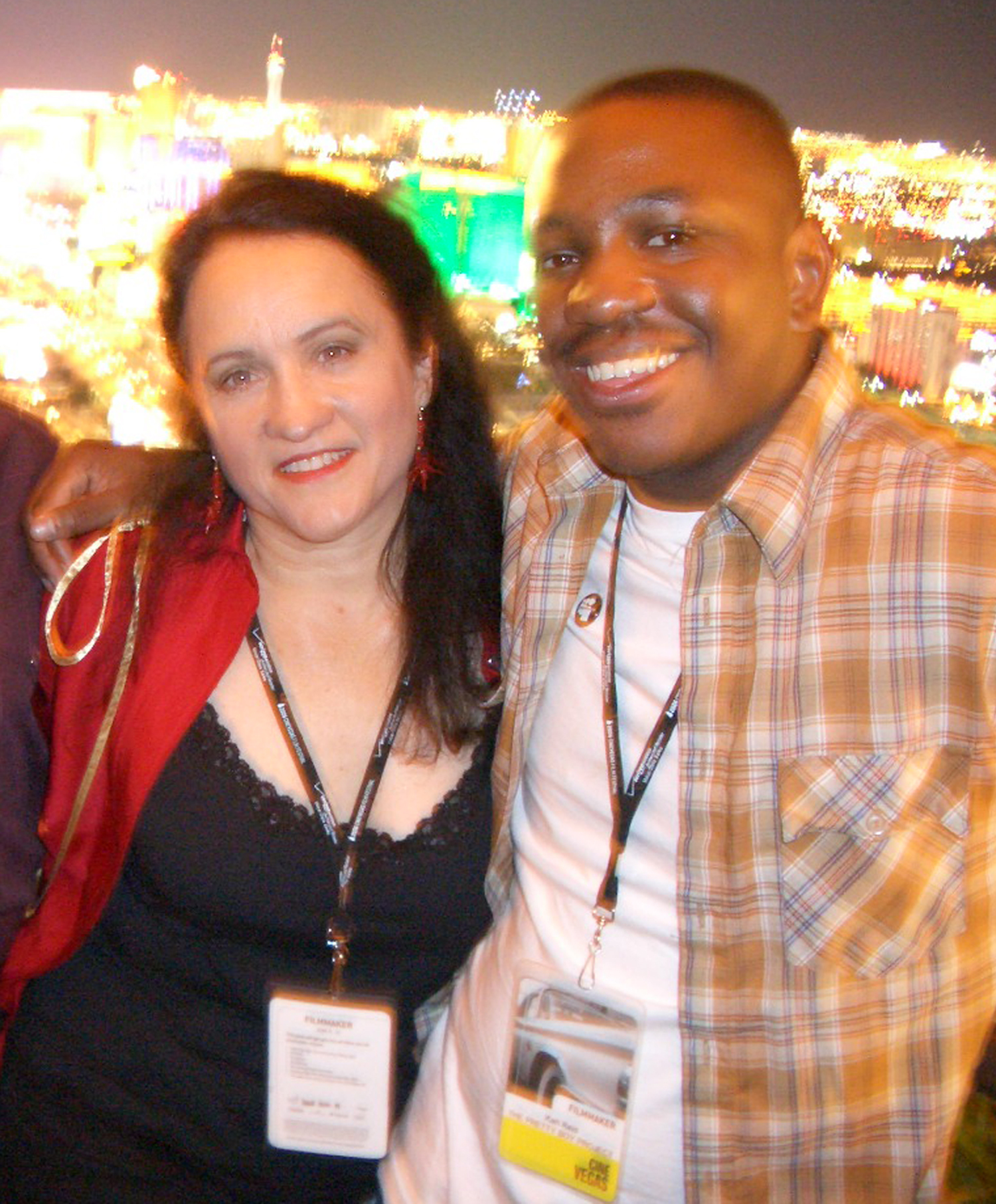 with The Pretty Boy Project director Karl Reid - CineVegas Film Festival party at Mandalay Bay, 2006