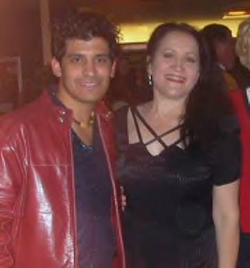 with co-star Antonio Rufino at screening of Para Mi Padre, 2006