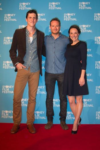The Little Death premiere. TJ Power, Josh Lawson, Erin Edwards at the Sydney Film Festival.