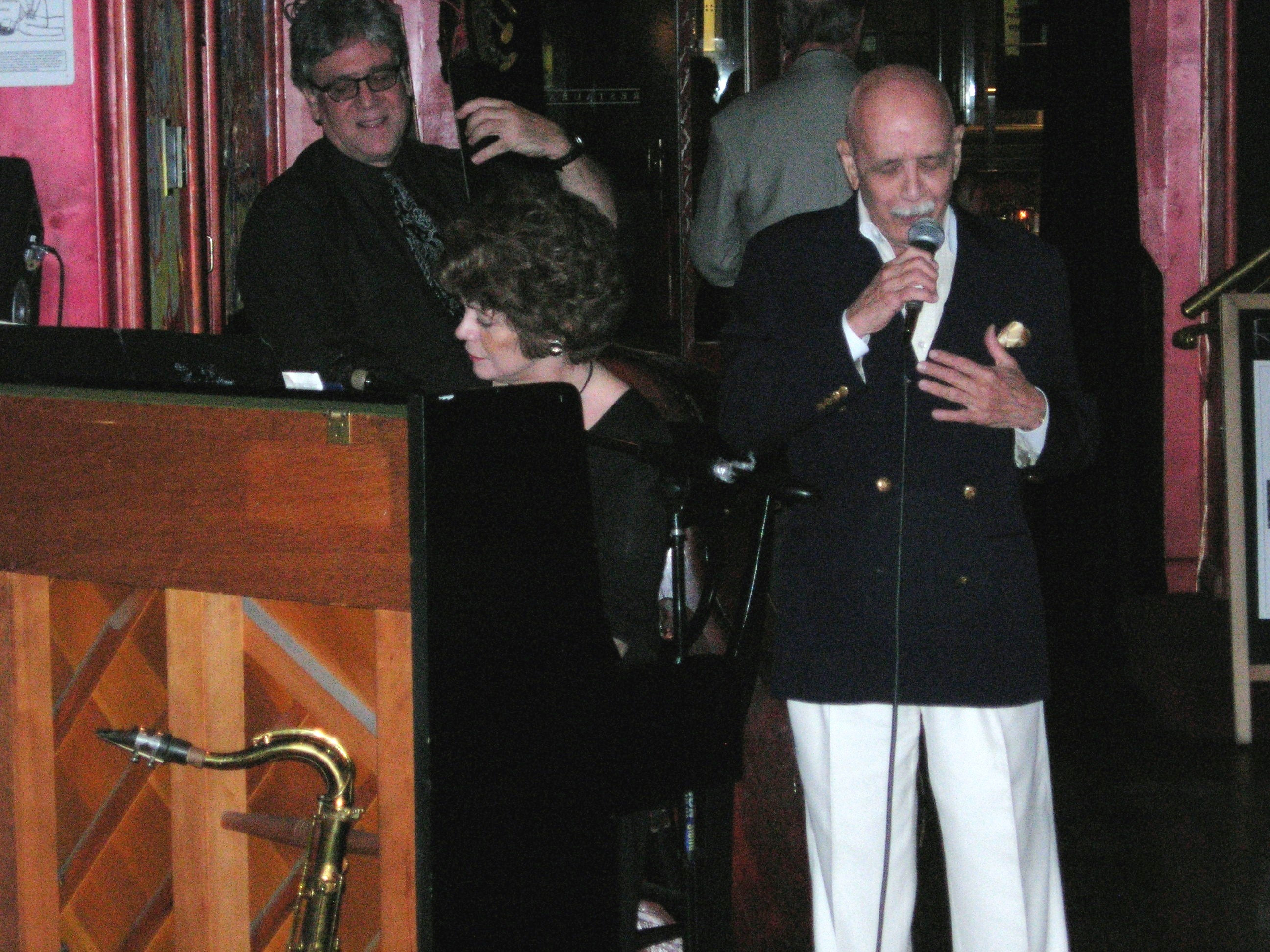 WITH THE KATHLEEN LANDIS TRIO AT LILY'S RESTAURANT, NYC. 7/31/10