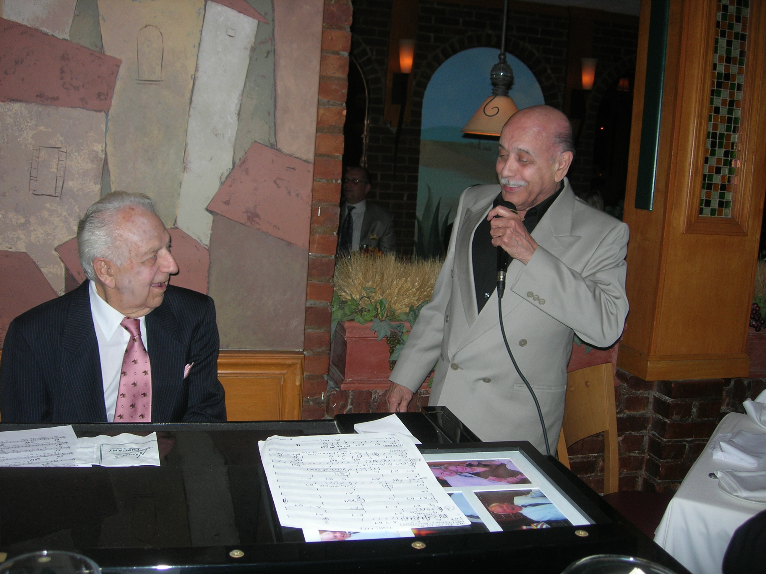 Singing with legendary pianist/composer, IRVING FIELDS, who wrote; 