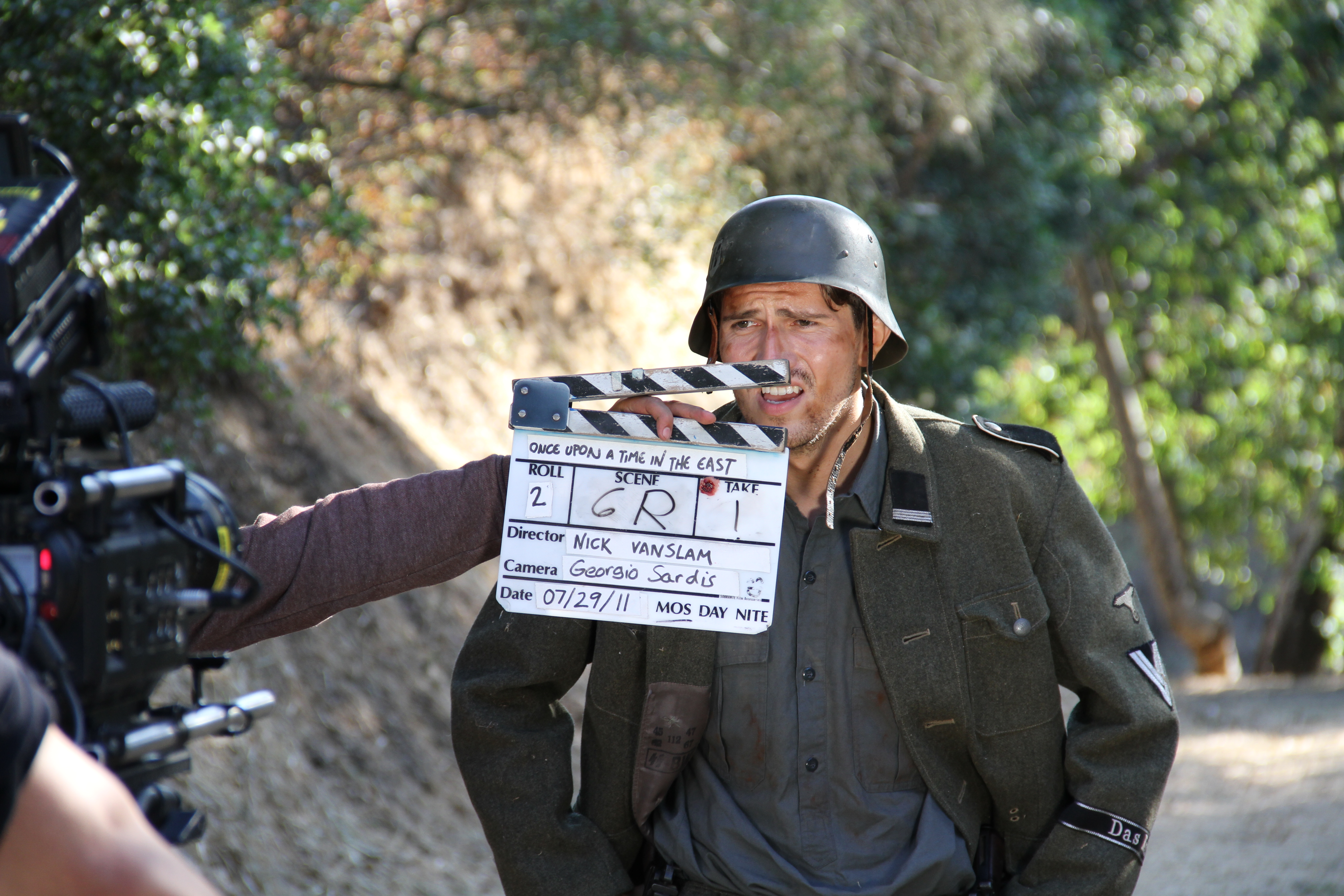Haris Mahic portraying a Nazi Officer in the stylized Spaghetti Western 