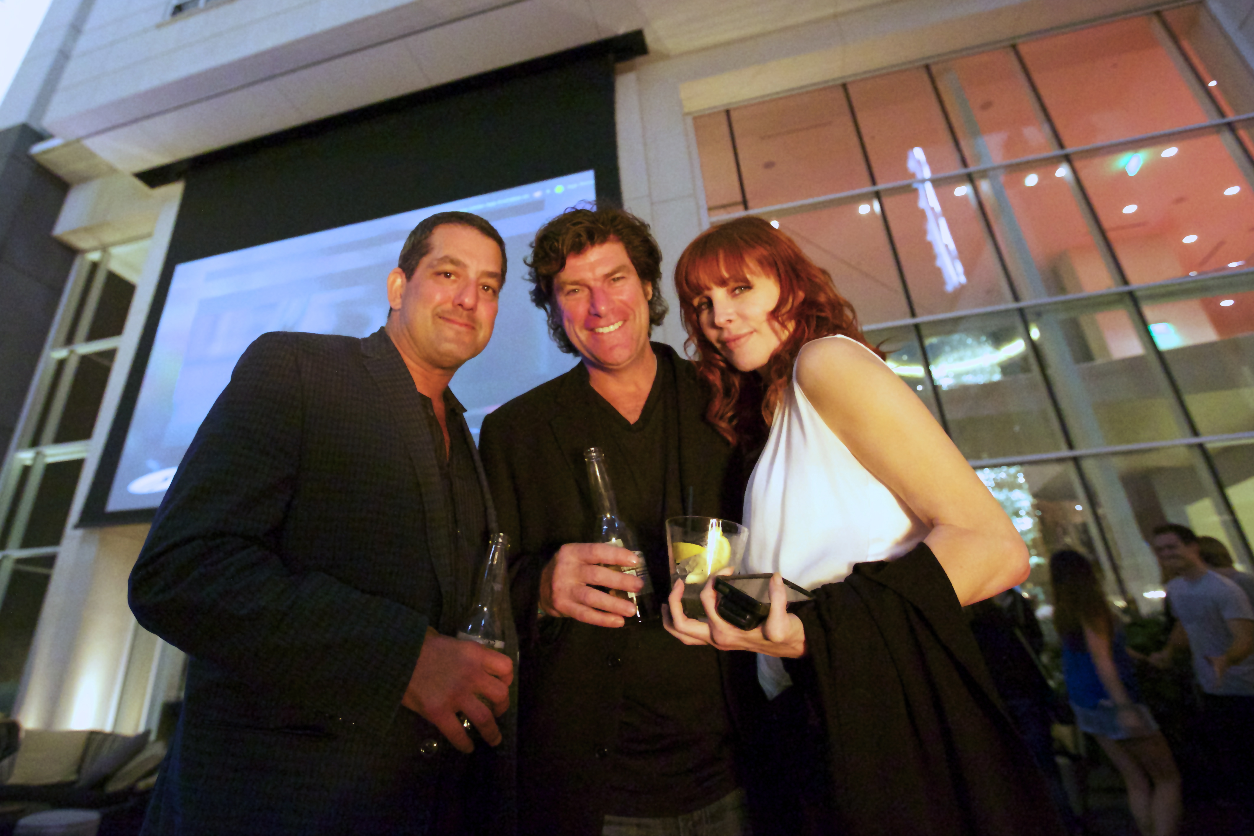 With Director Matt Birman and 'a fish story' star Jayne Heitmeyer @ W hotel in LA
