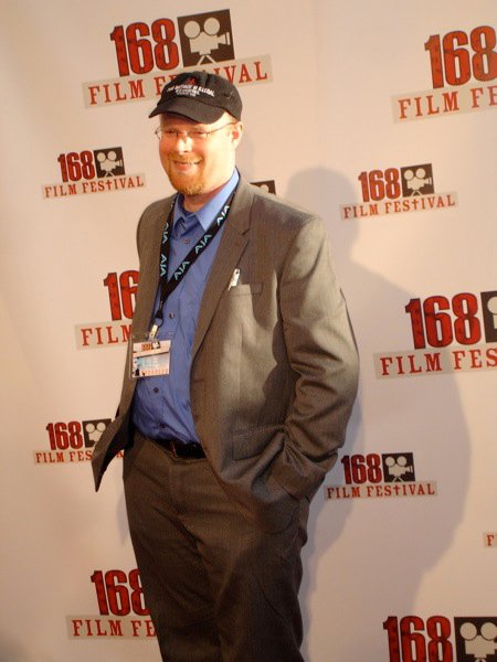Producer/Director/Actor Christopher Shawn Shaw at the 168 International Film Festival, 2010 www.SkipListeningShort.com