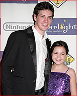 Actor Michael Bolten and actress/Starpower spokesperson Bailee Madison at the 2010 Starlight Fundraiser