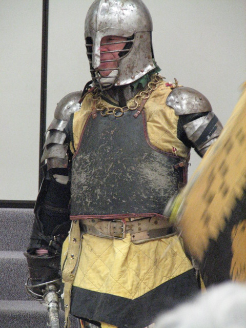 GregRobin Smith (G.Robin Smith) in Medieval Armor.