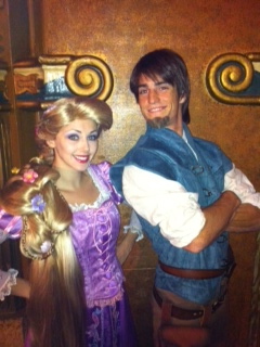 Danielle Towne as Rapunzel in Tangled at the El Capitan Theater