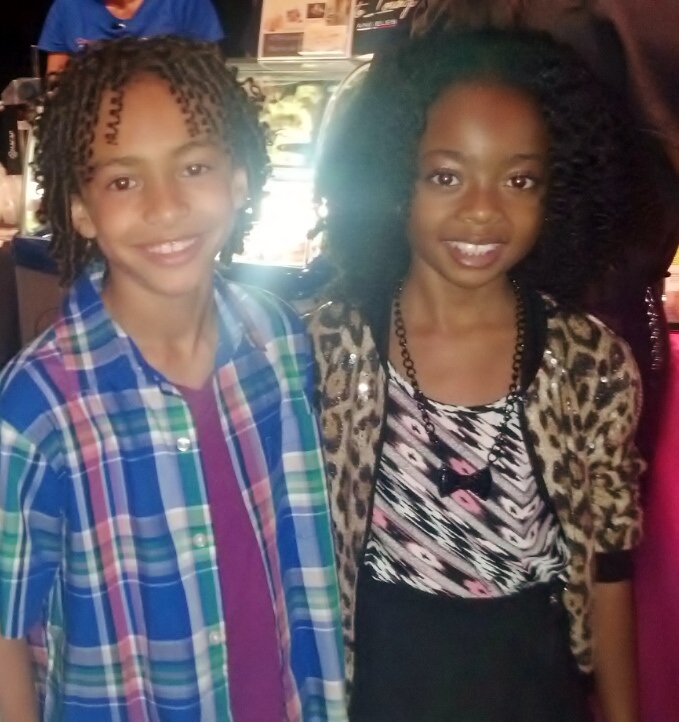 Jaden Betts and Skai Jackson at the 2013 