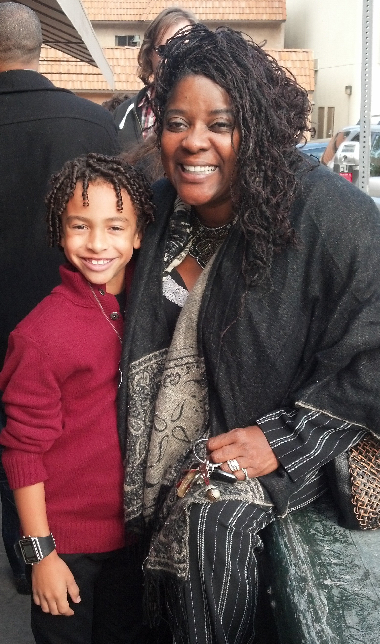 Jaden Betts (Donny of Doc McStuffins) with the incredibly talented Loretta Devine (Doc McStuffins, The Client List and Greys Anatomy)