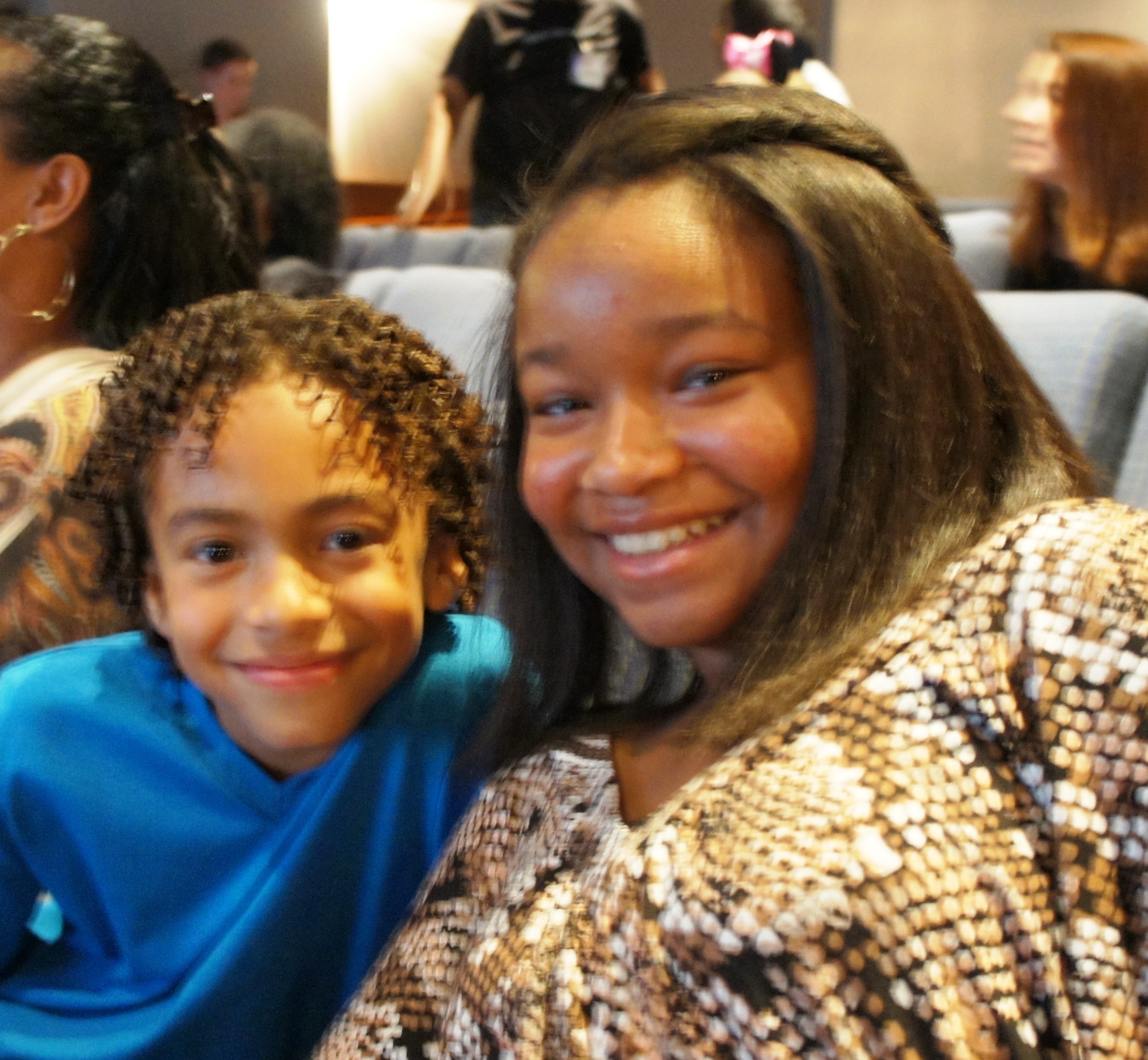 Jaden with Kiara Muhammad, 