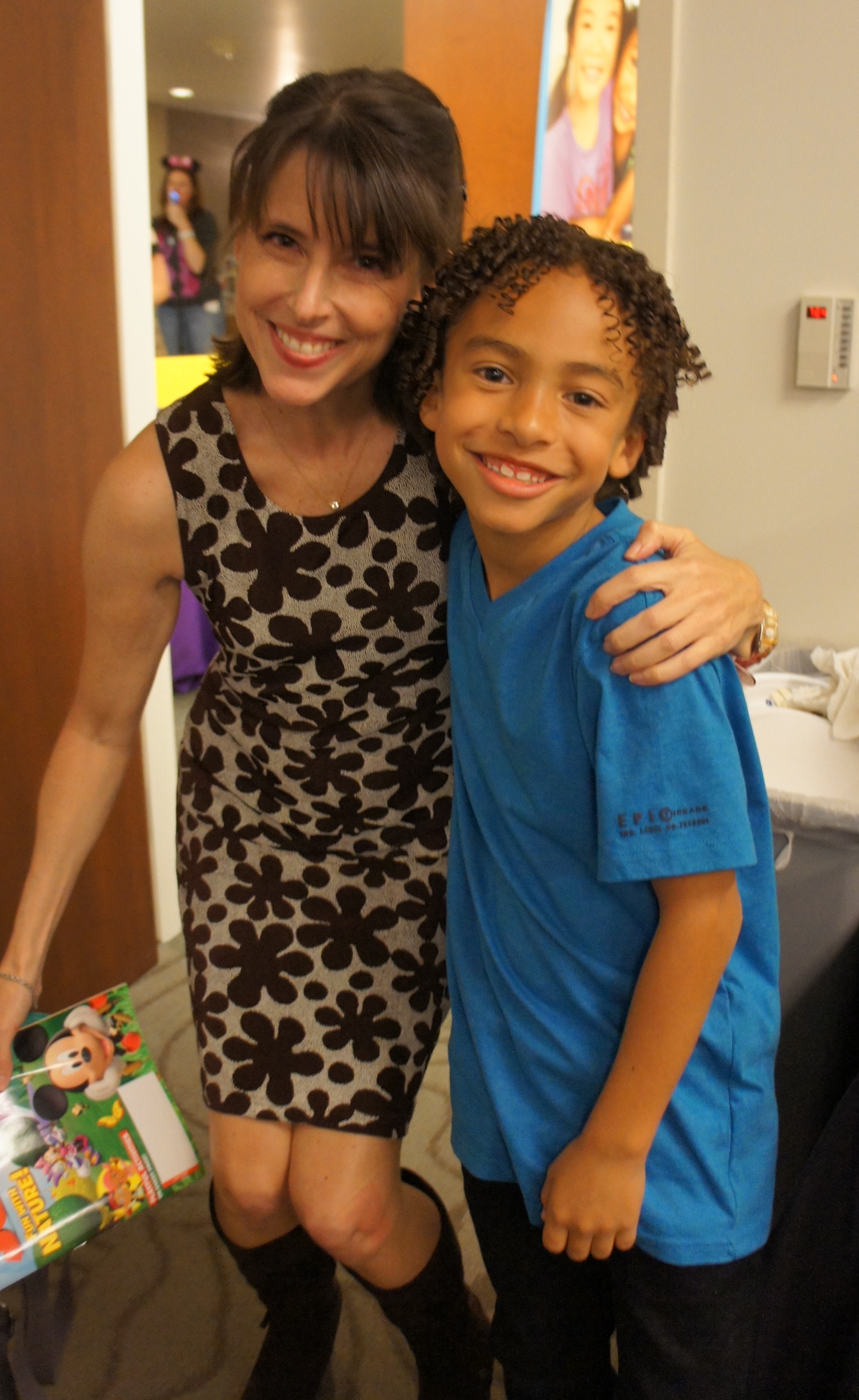 Jaden with Lara Jill Miller, 