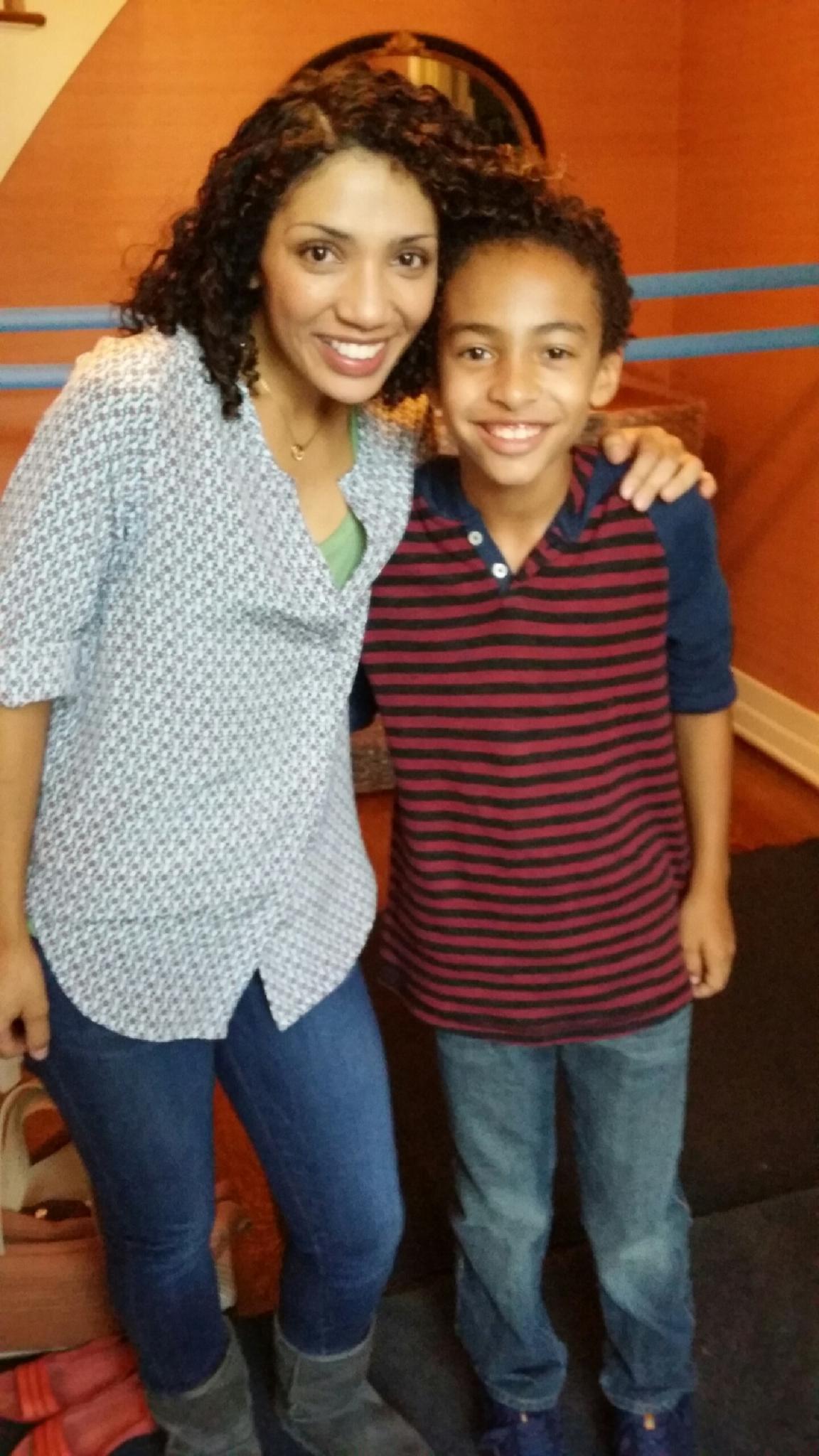 Jaden Betts as Kim's son 