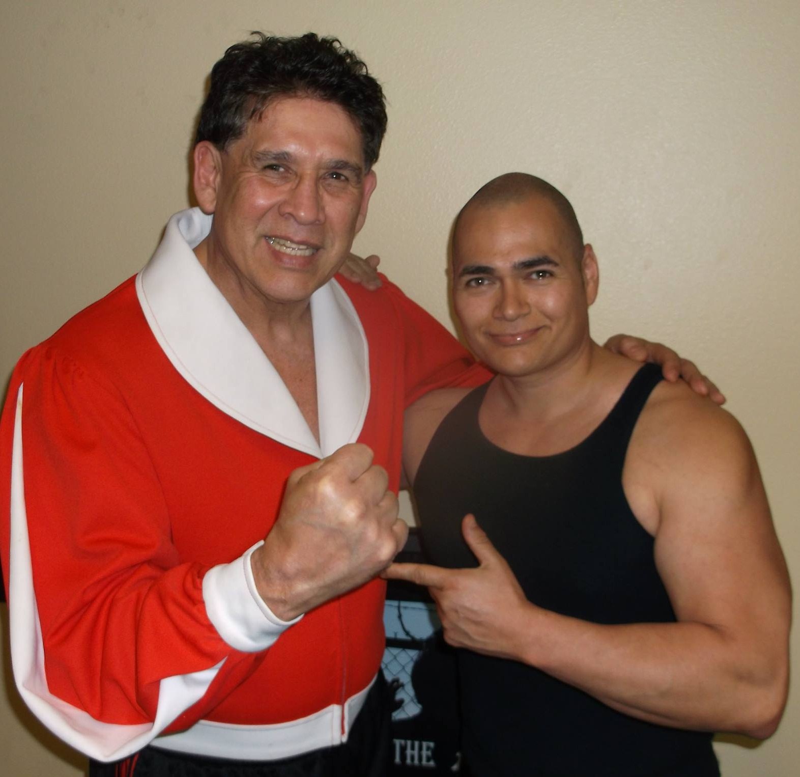 Working with the living legend and former WWF Superstar Tito Santana.