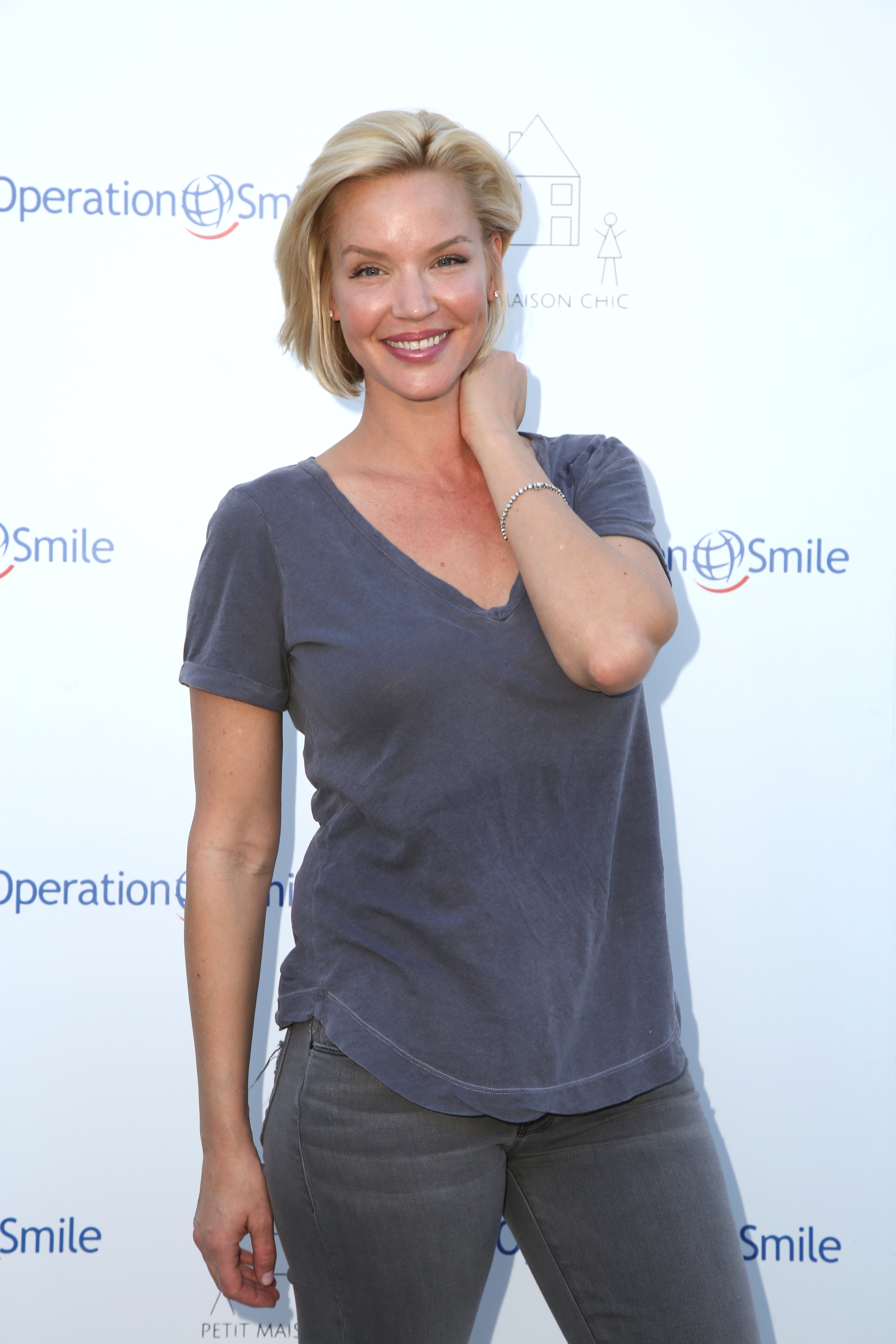 Ashley Scott attend the Petit Maison Chic and Operation Smile Kids Charity Fashion Show on November 21, 2015 in Beverly Hills, California