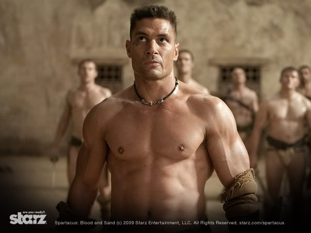 Manu Bennett in Spartacus: Blood and Sand (2010)