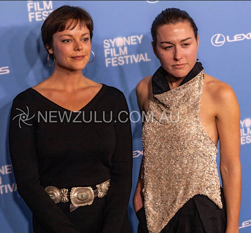 Chloé Boreham arrives at the 2015 Sydney Film Festival Opening Gala Premiere at the State Theatre with Actress Matilda Brown, 3rd June 2015.