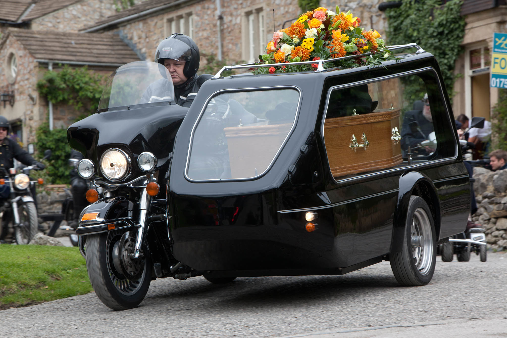 The funeral of Alan Turner on Emmerdale 30th October 2013