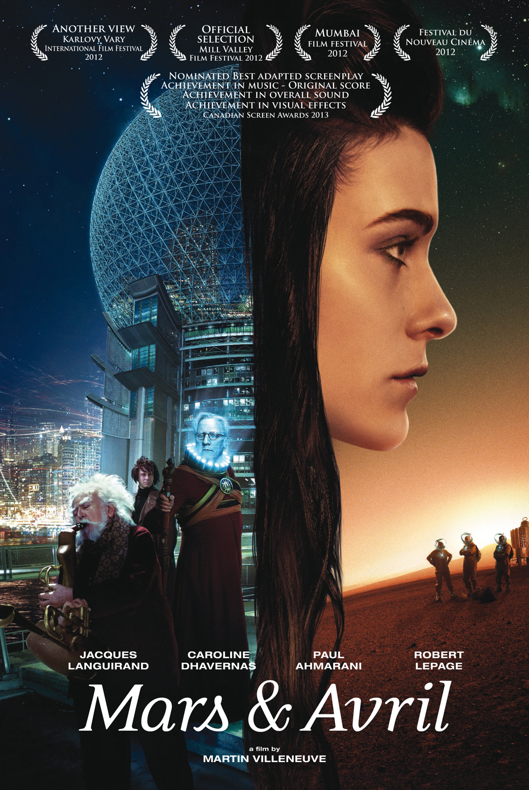 Poster for Martin Villeneuve's indie sci-fi 