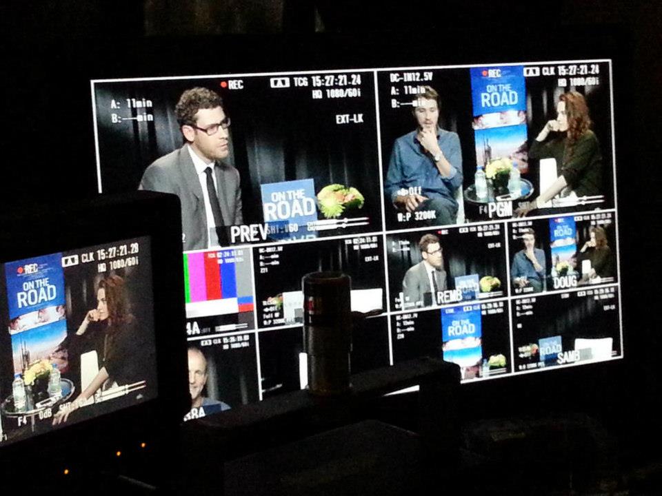 Kristen Stewart & Garret Hedlund on MSN Exclusives with Matt Schichter (behind the scenes).