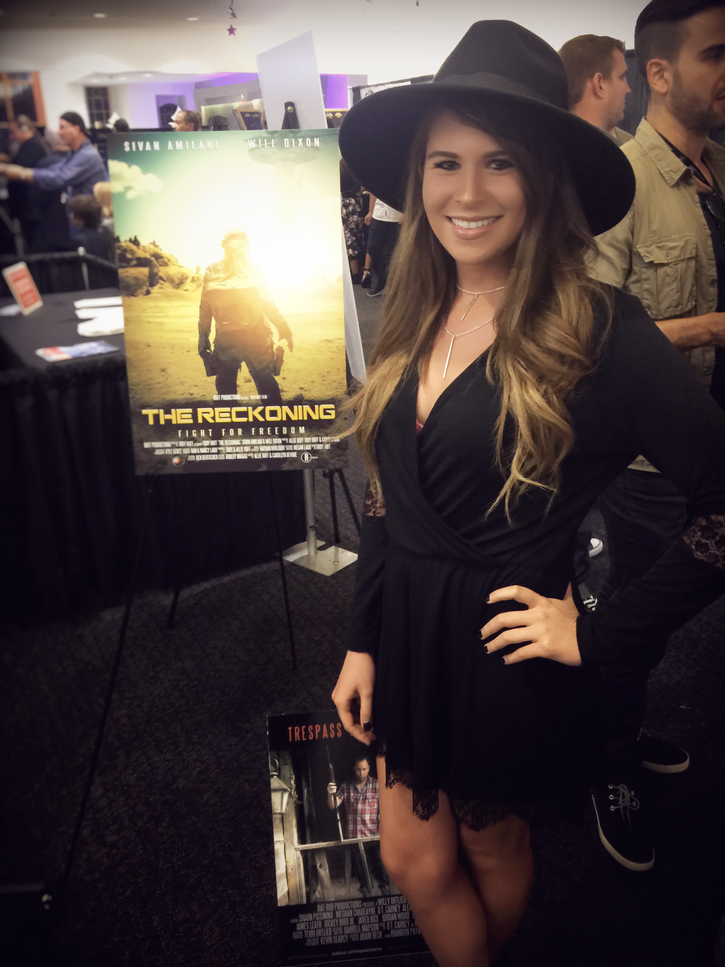 Sivan Amilani supporting her film, The Reckoning, at AOF Film Festival 2015