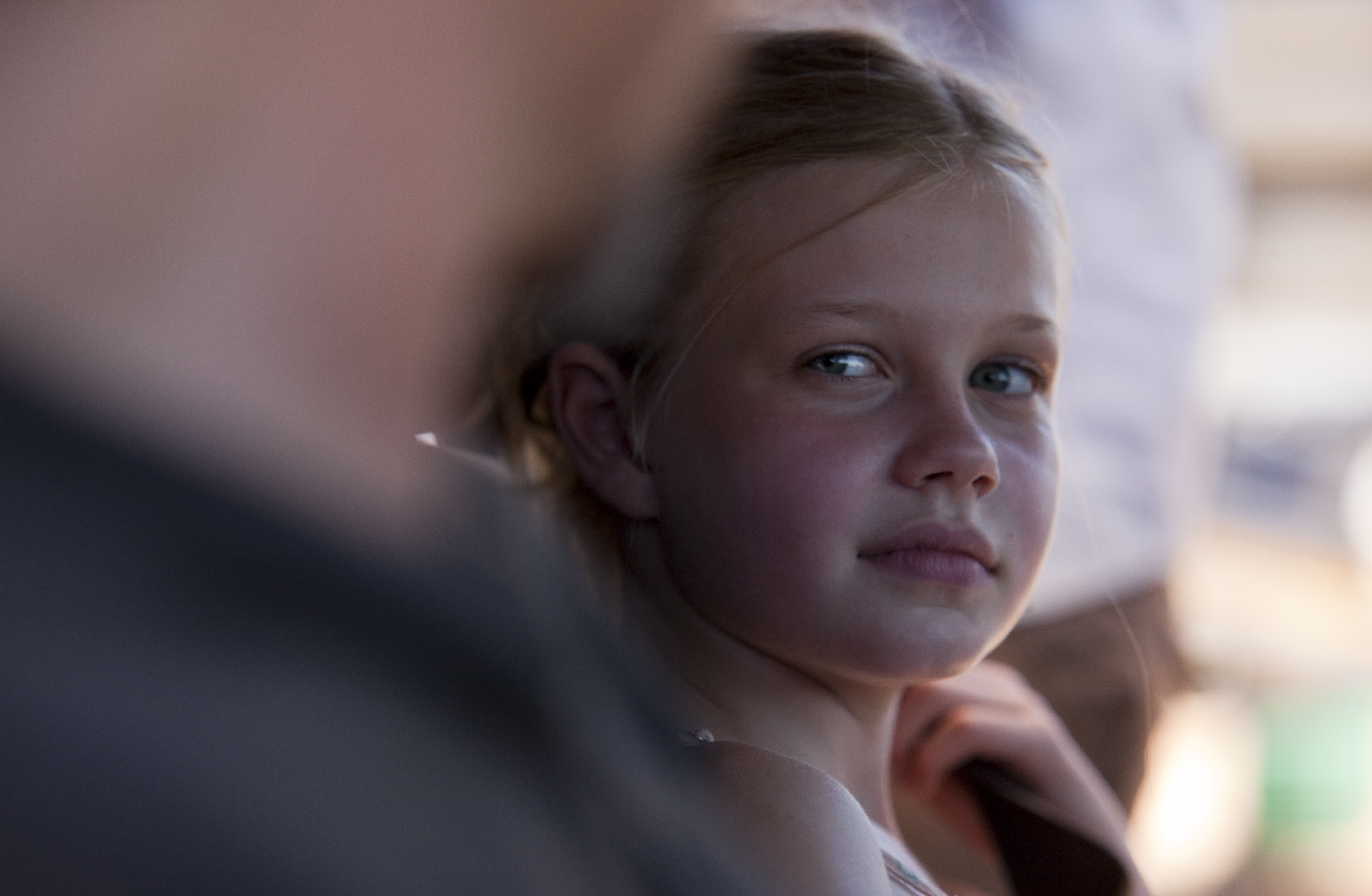 Angourie Rice on location in 'Transmission' (2011), written and directed by Zak Hilditch, produced by Liz Kearney.
