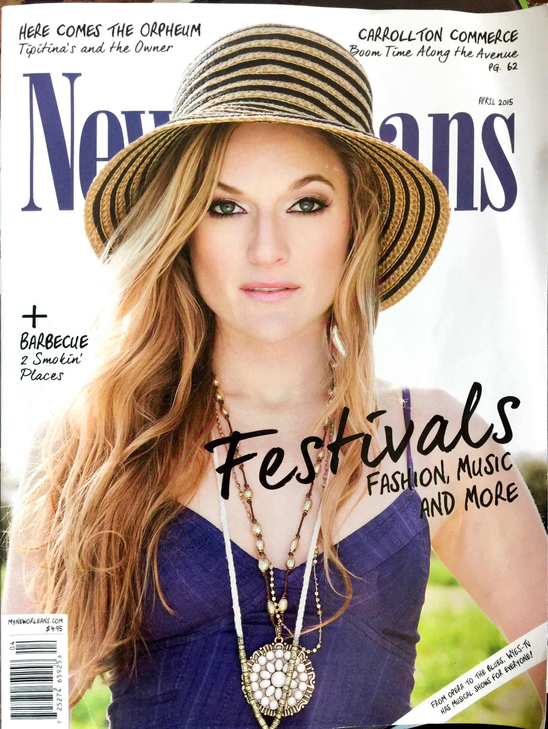 New Orleans Magazine April 2015 Cover