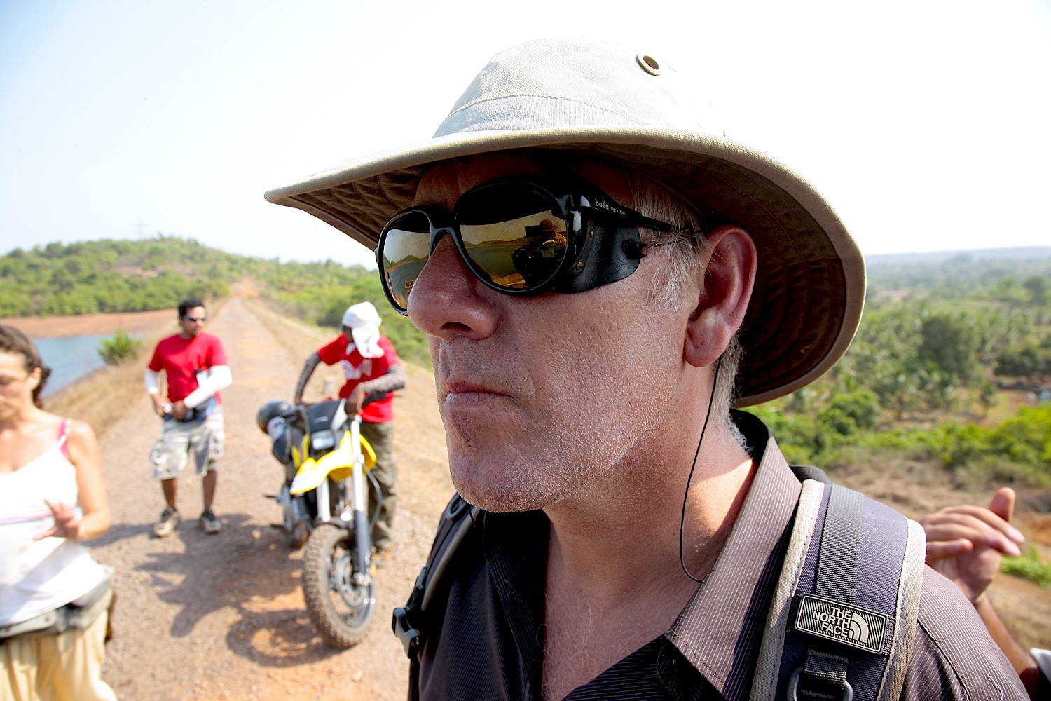 John Owen director on location for The Goa Run, Goa, India.