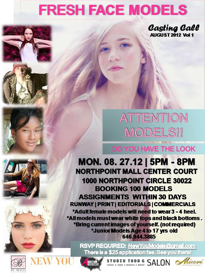 resh Face Model Search Poster