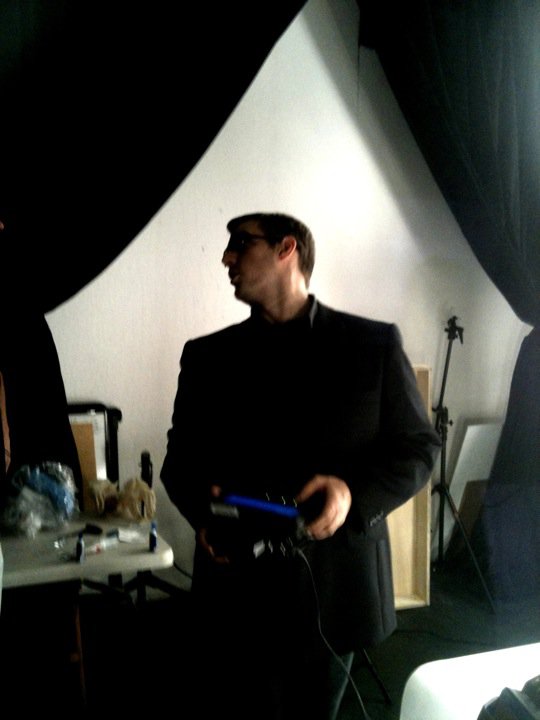 Director/Writer James D. Schumacher III on the set of 