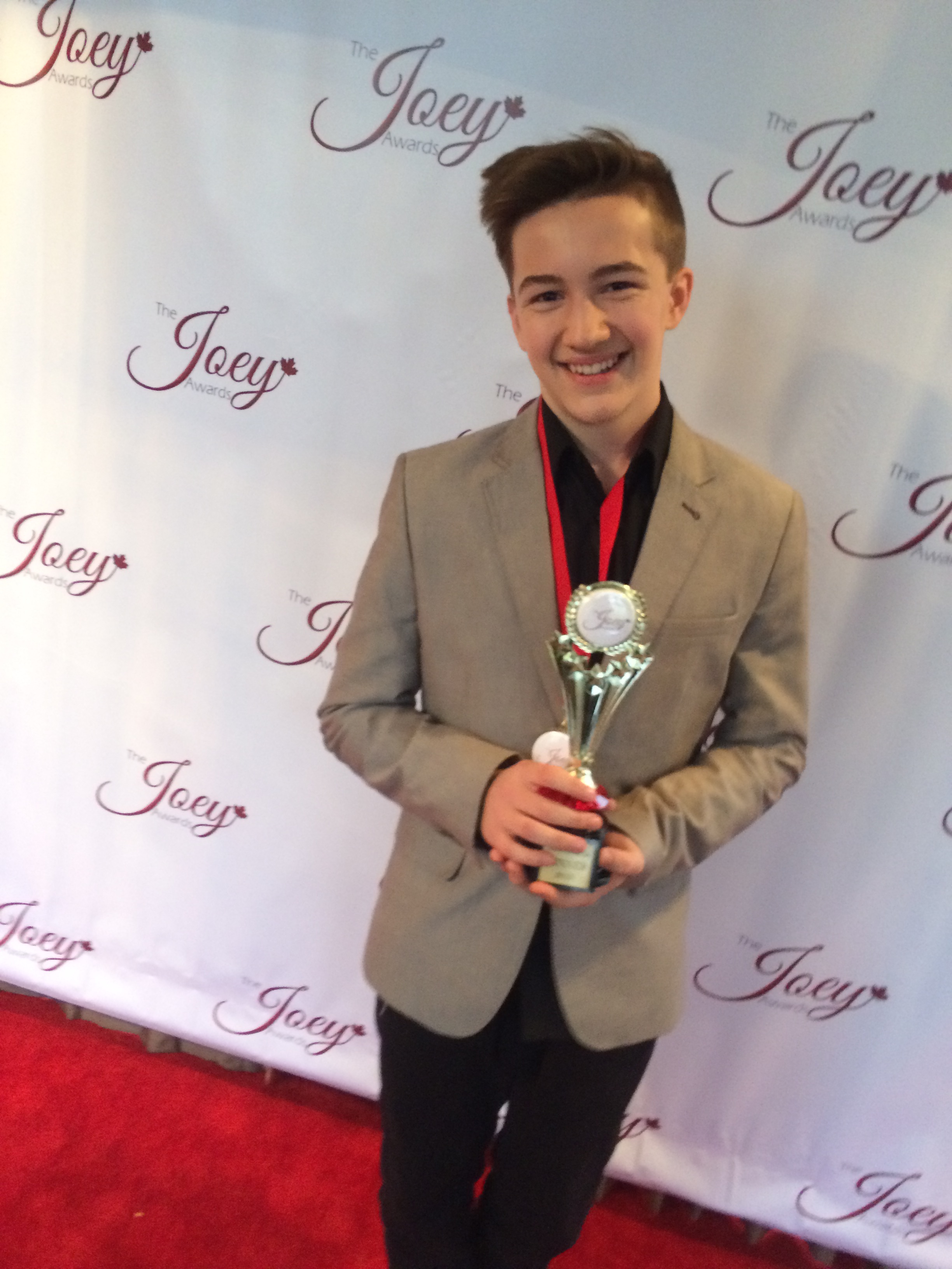 Seth Isaac Johnson 2015 Joey Award Winner Best Actor in a Feature (u16)