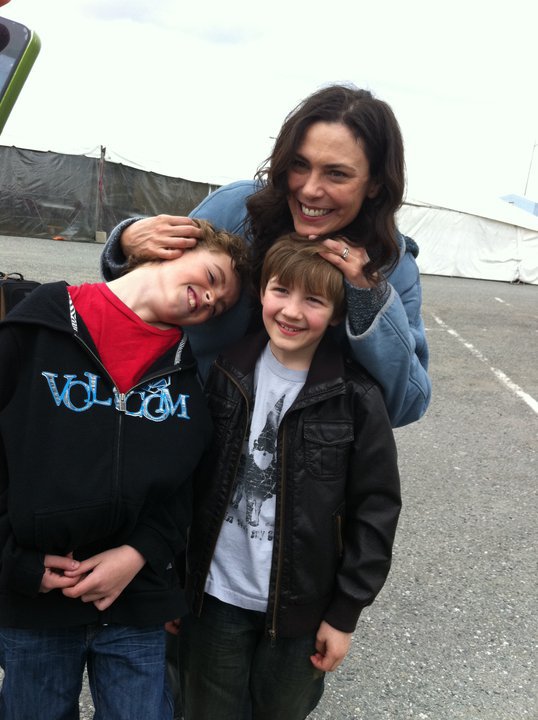 With Mom- Michelle Forbes AMC The Killing