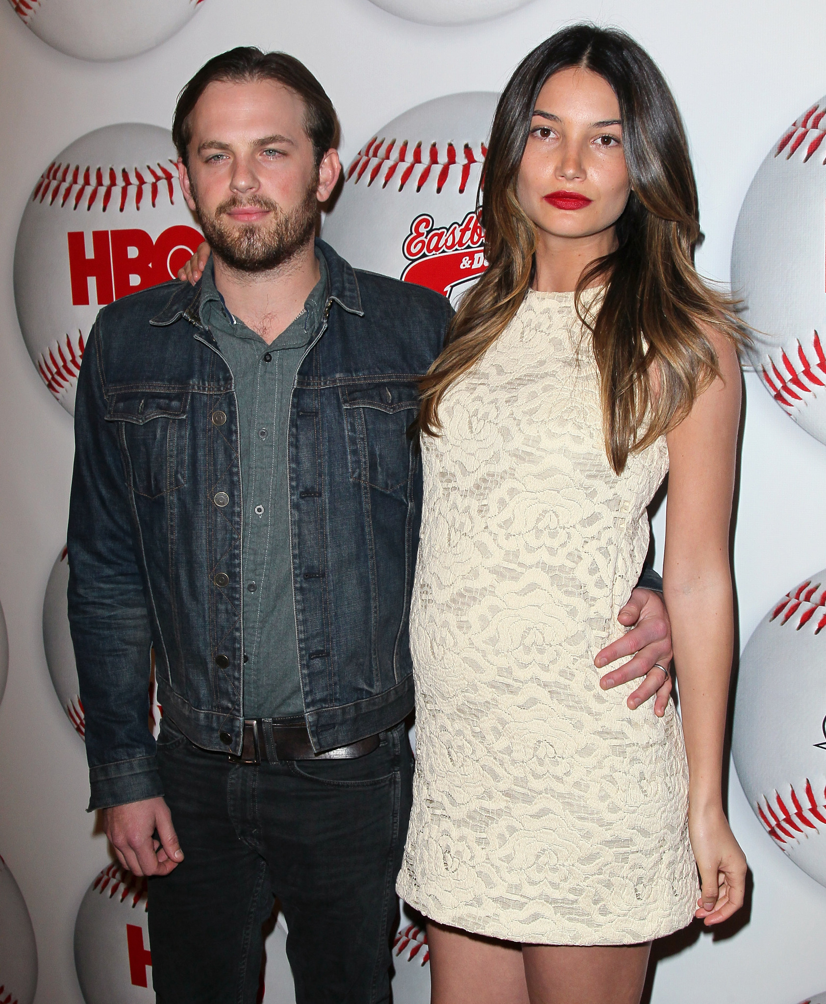 Caleb Followill and Lily Aldridge at event of Eastbound & Down (2009)
