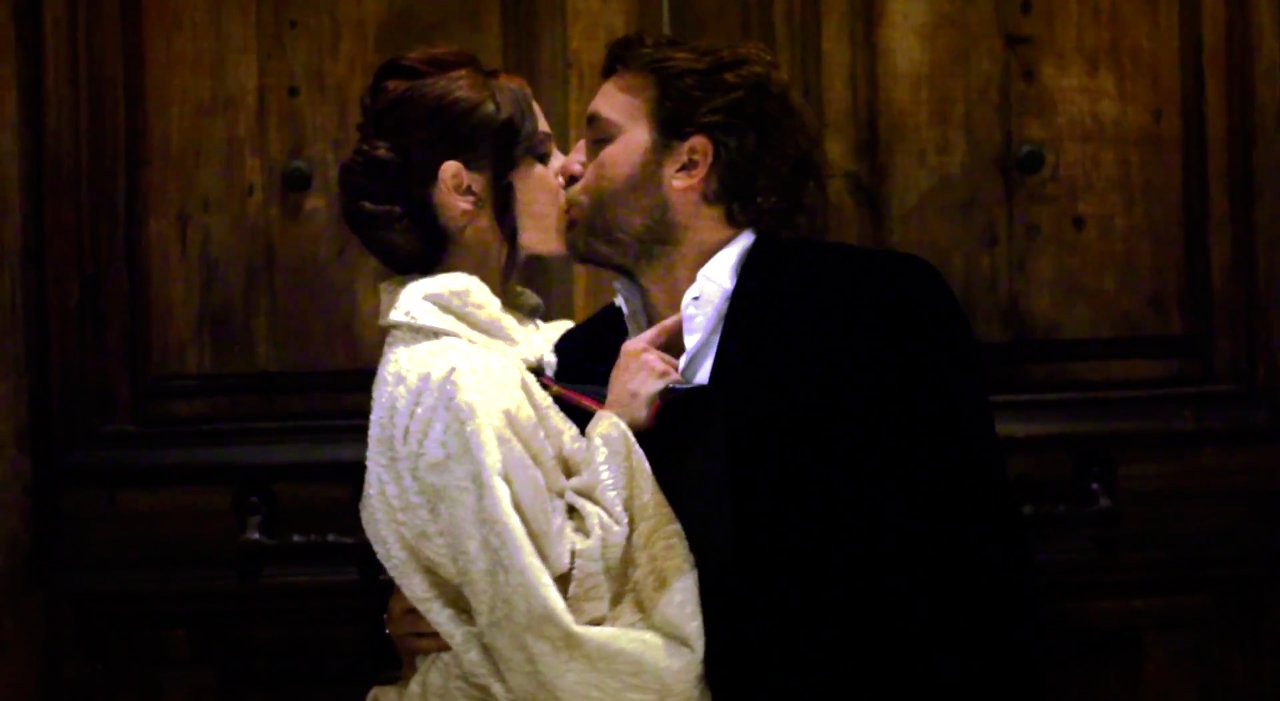 Mara Sciuto and Tommaso Sacco in a scene from Double Swing